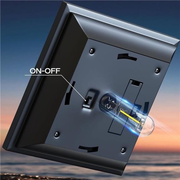 76" Classic Black Solar Lamp Post Lights - 3-Head Waterproof Outdoor Street - Picture 6 of 14